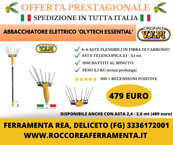 ABBACCHIATORE ELETTRICO 'OLYTECH ESSENTIAL'