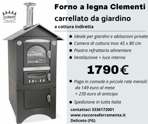 FORNO PORTATILE A LEGNA 'SMART' - immagine 2