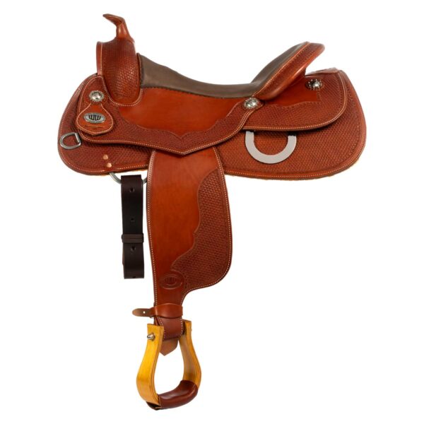 SELLE WESTWOOD CLASSIC REINING BIG BUTTERFLY COGNAC - immagine 2