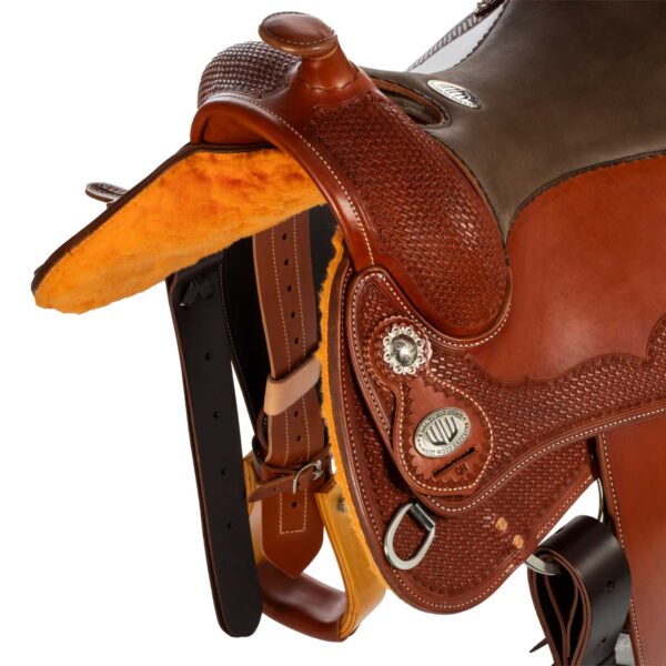 SELLE WESTWOOD CLASSIC REINING BIG BUTTERFLY COGNAC - immagine 3